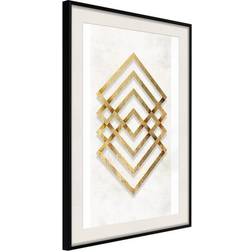 Arkiio Affisch Golden Geometry [Poster] 40x60 Poster